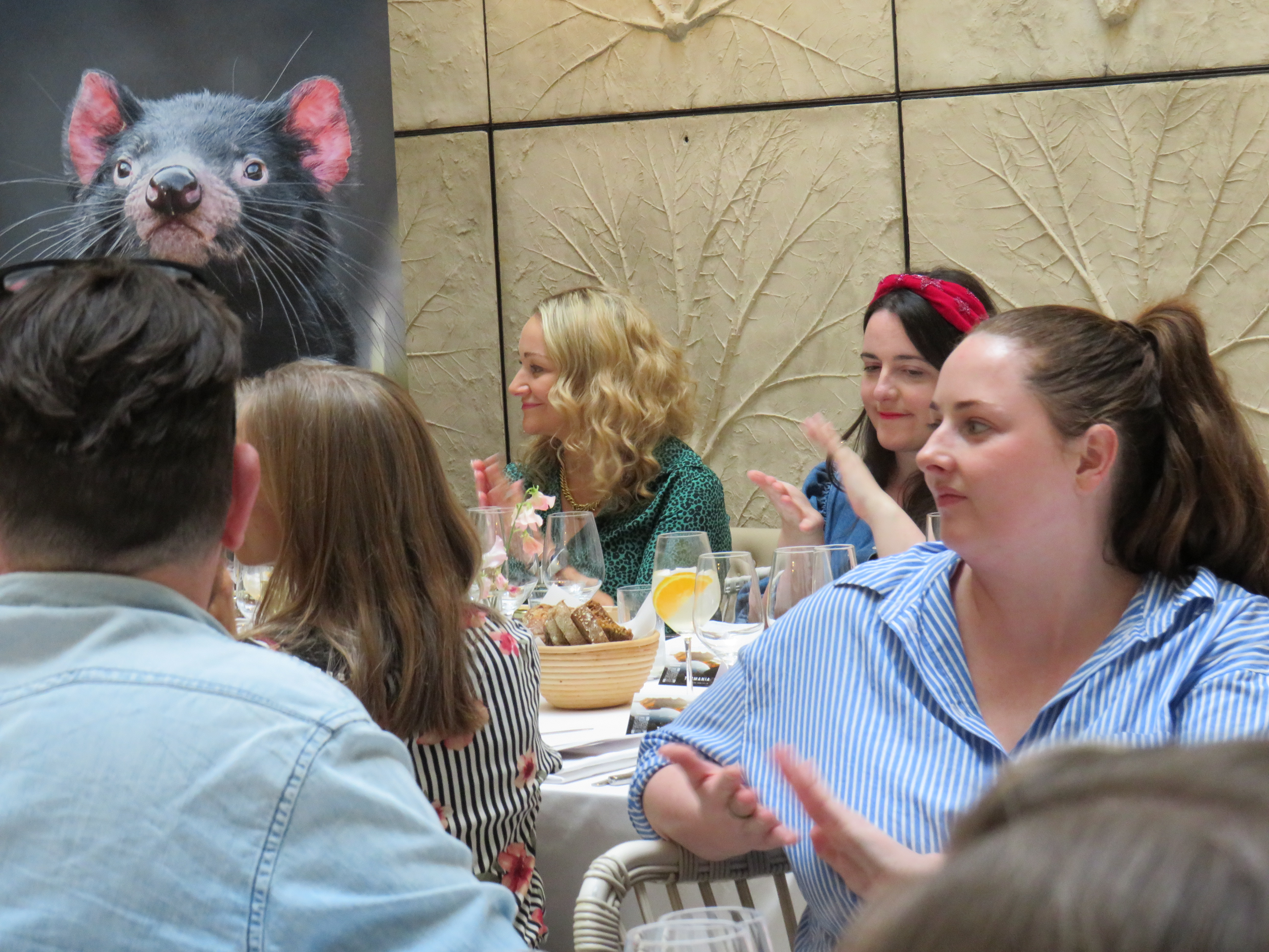 UK travel partners listening to stories behind Tasmania's food and wine at the UK Key Distribution Partner Event, London