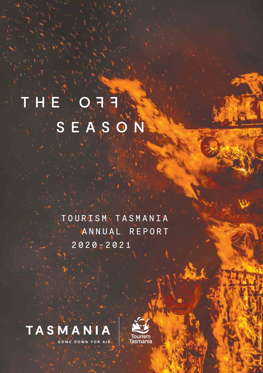 Tourism Tasmania Annual Report 2020-21 cover