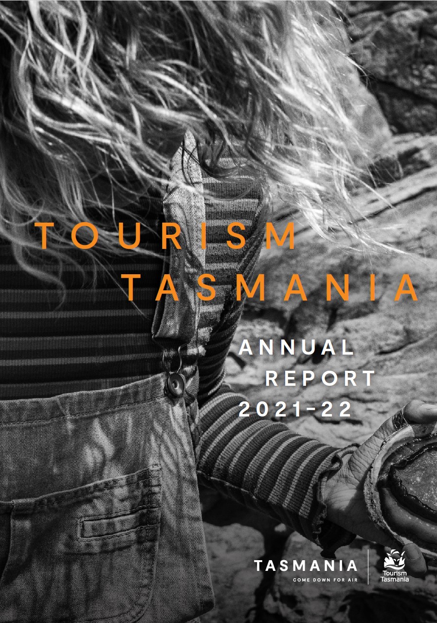Tourism Tasmania Annual Report 2021-22 cover