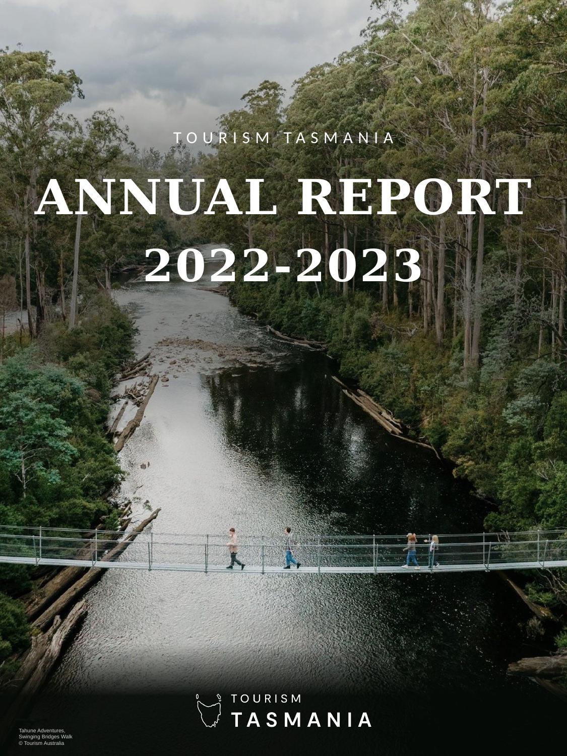 Tourism Tasmania Annual Report 2022-23 cover