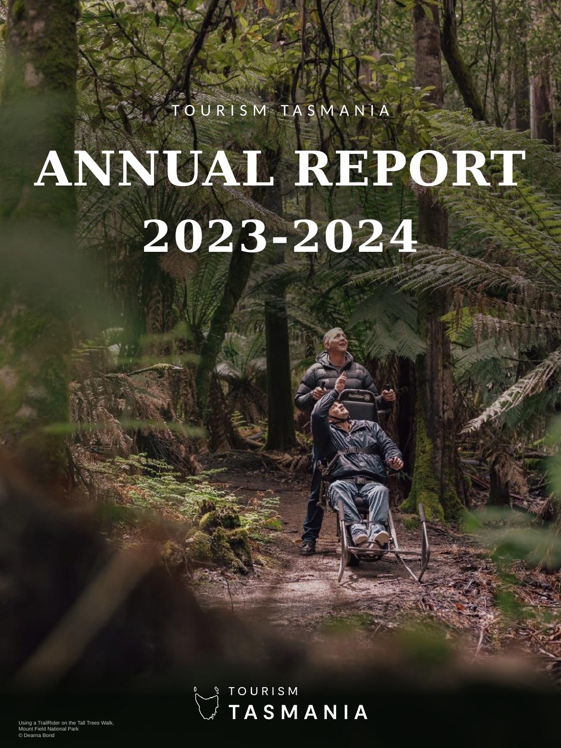 Tourism Tasmania Annual Report 2023-24 cover