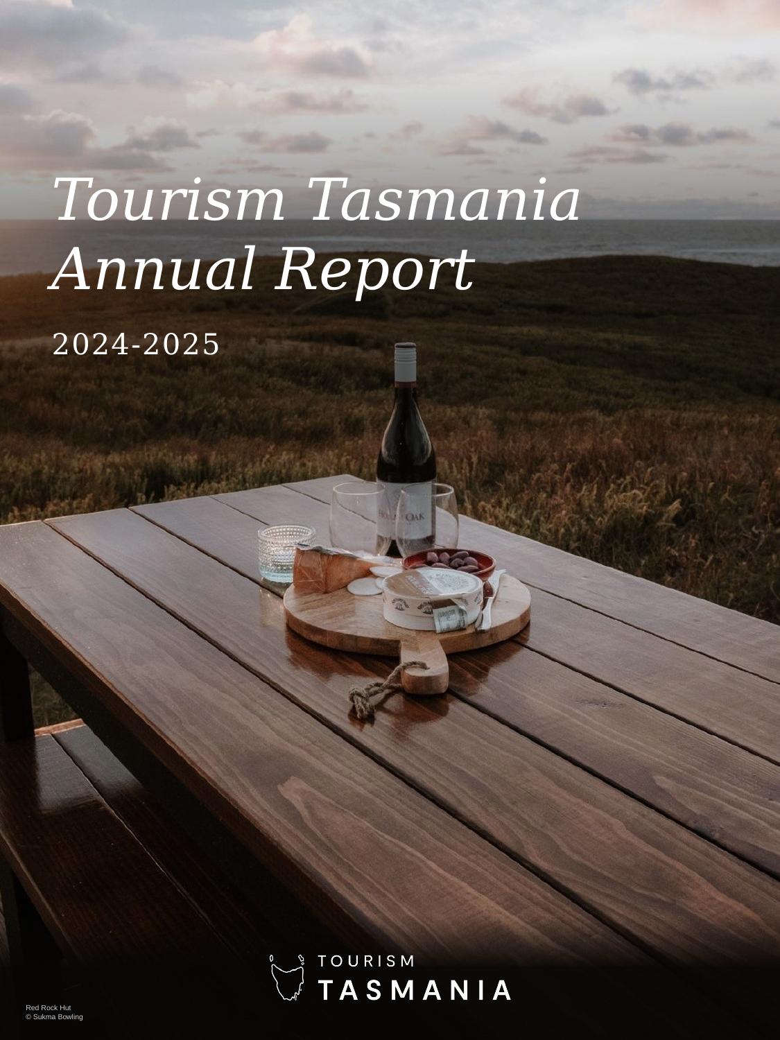 Tourism Tasmania Annual Report 2024-25 cover