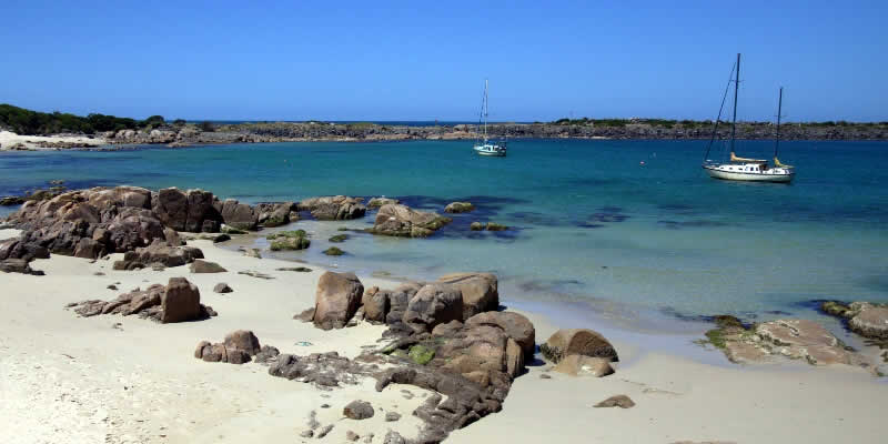 Boat in a harbour